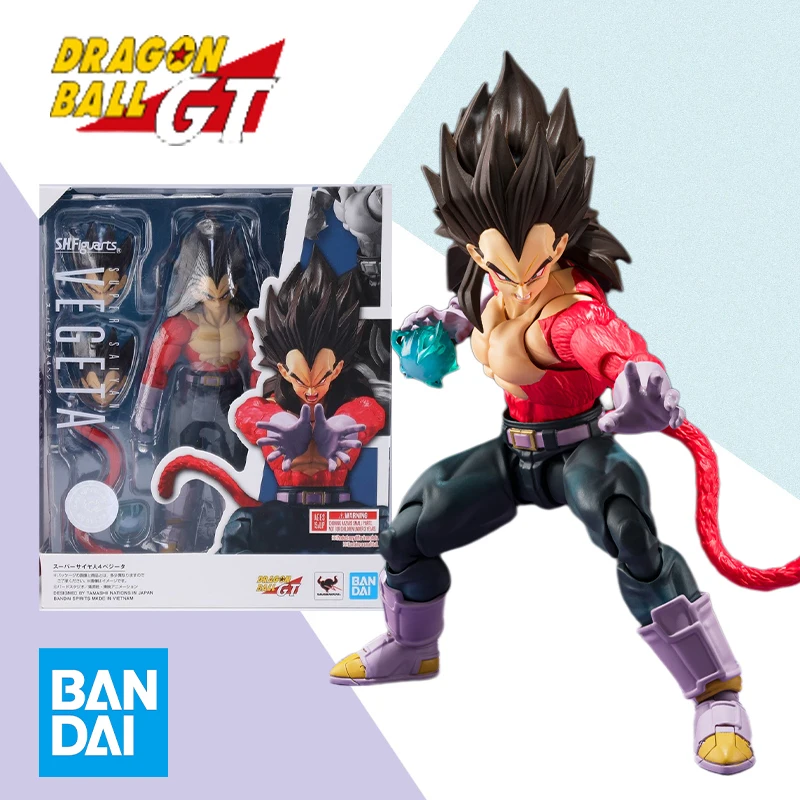 

Bandai SHF S.H.Figuarts DRAGON BALL SUPER SAIYAN 4 VEGETA Figure Finished Model kit Anime Action Toy Gift for kid