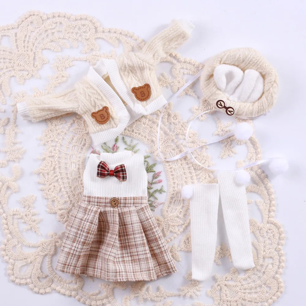 

Changing Clothes 1/6 Dolls Clothes Dress Up Makeup Handmade 30cm Doll Uniform Casual Wear Play House BJD Doll Outfit