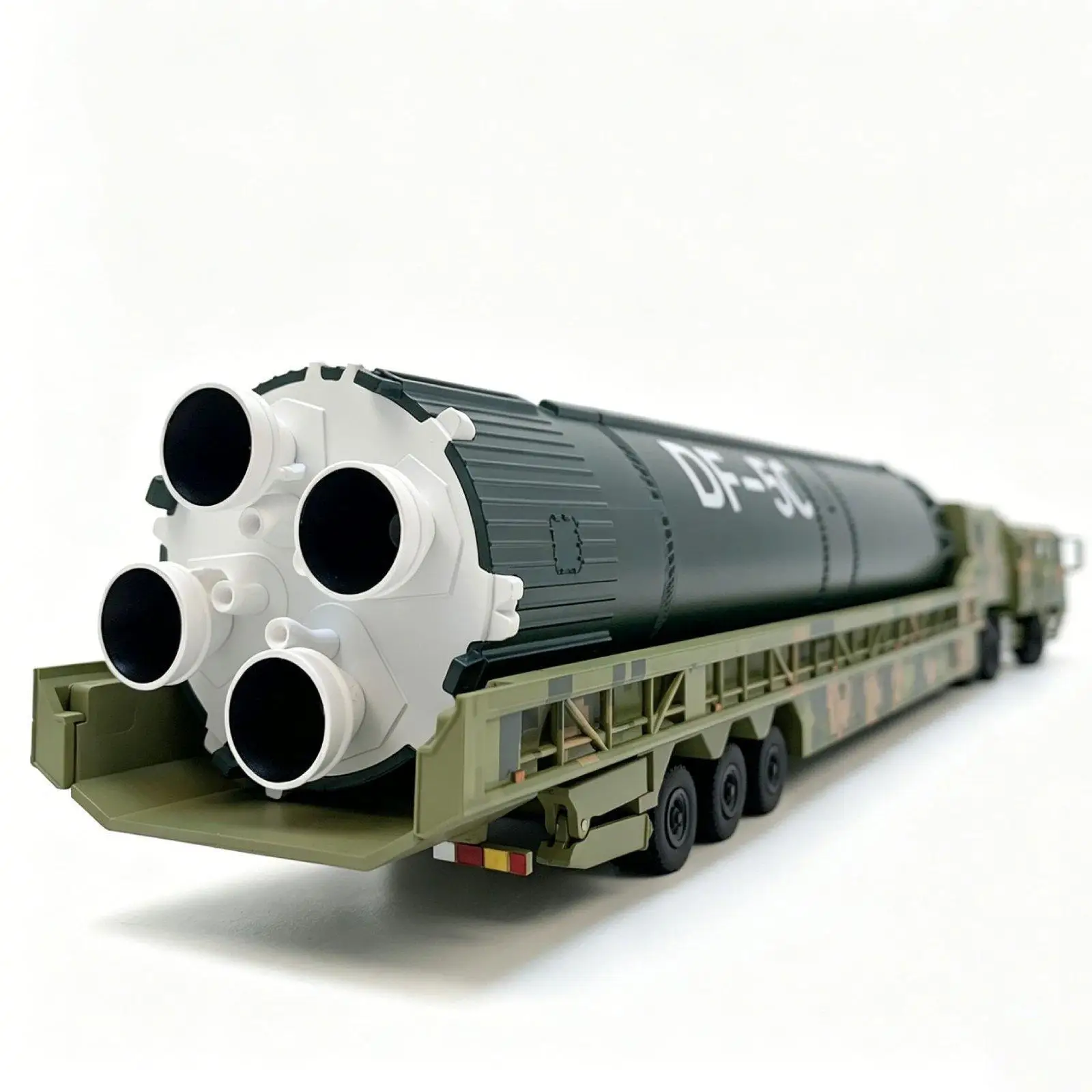 Miniature Missile Vehicle Launcher Car Model 1 60 Zinc Alloy ABS Truck Toy for Office Shelf Display