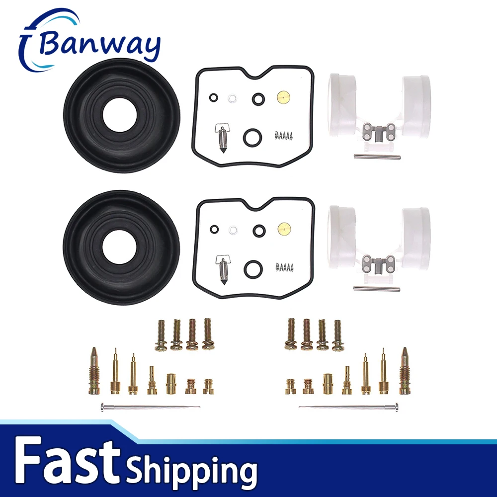 

For KAWASAKI EN500A 1990 - 1996 Vulcan 500 Motorcycle Repair Kit float diaphragm