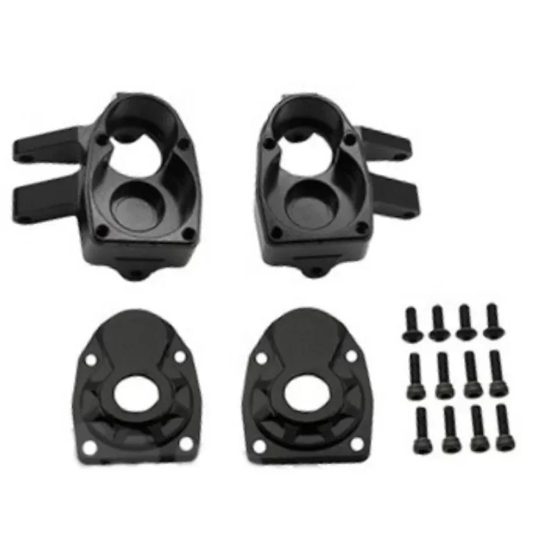 FOR Aluminum Alloy Front Rear Axle Steering Knuckles Housing for 1/10 RC Crawler Axial Capra F9 Portal SCX10 III AXI03007