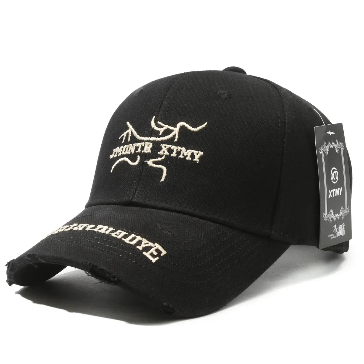 Korean Style Structured Baseball Cap Hard Crown Unisex Summer Breathable Adjustable UV Hat​
