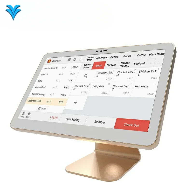 15Inch Touch screen Android electronic cash register for hair salon all in one pos terminal 1-9 Pieces image 2