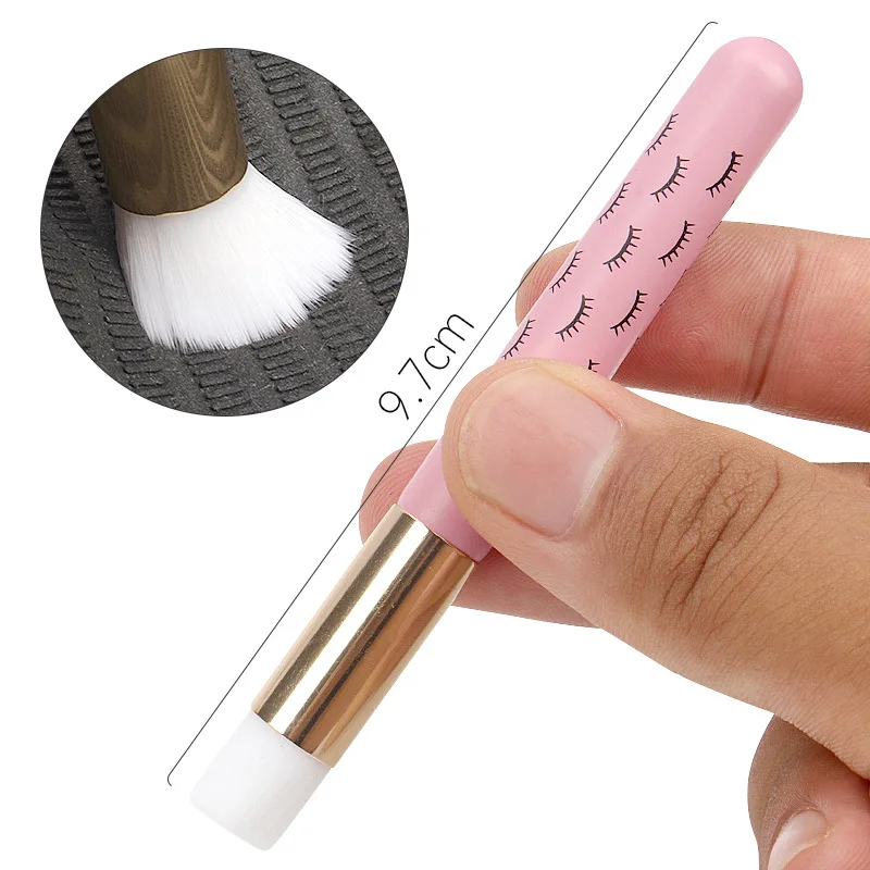 20/50/100pcs Cils Nettoyant Brosse Sourcils Nez Soins De La Peau Microbrosse Maquillage Outil Bouteille Lavage Brosse Propre Pour Extension De Cils