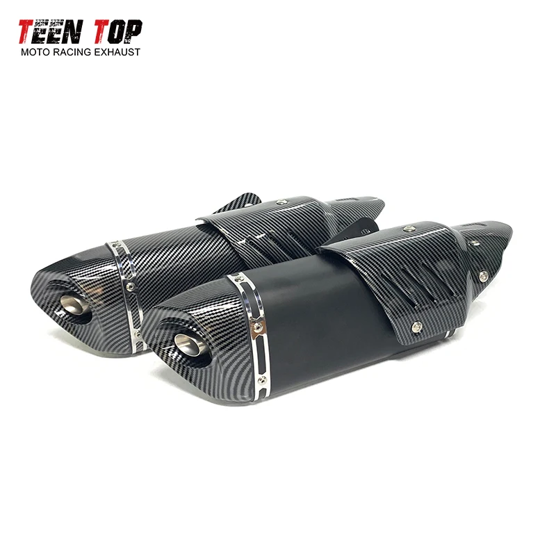 

Универсальный глушитель 51 мм, гоночная выхлопная труба CBR400 CBR500R CBR650R FZ6N FZ07 MT07, выхлопное колено DB Killer Escape Moto