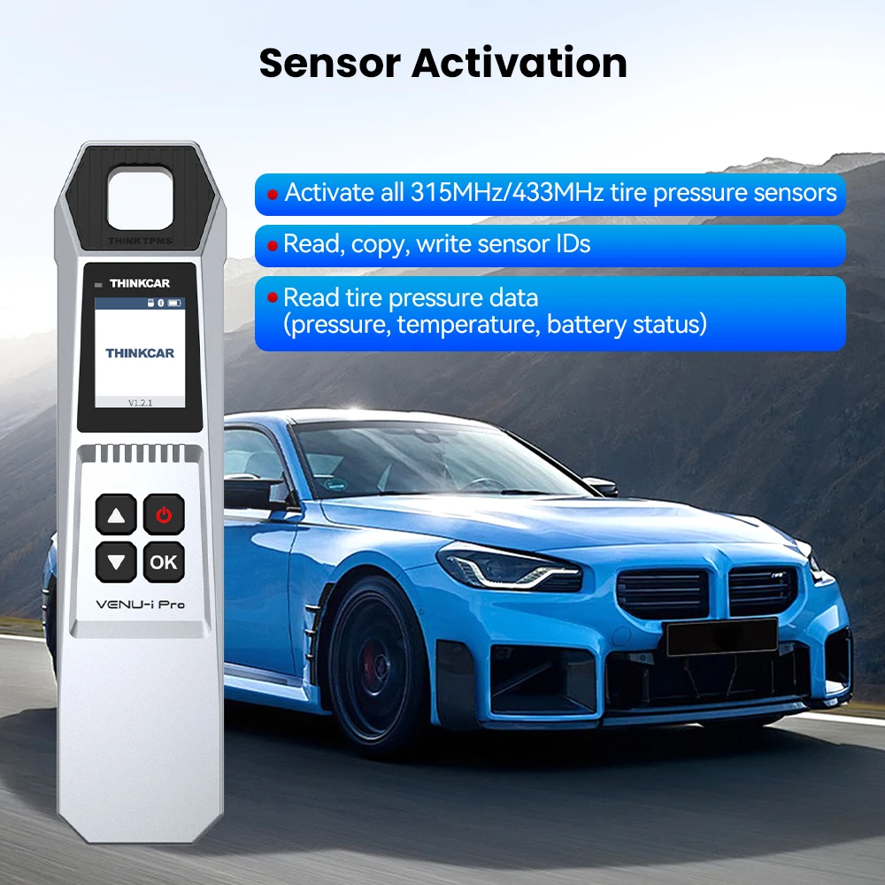 THINKCAR VENU 90 Car Tire Pressure Diagnose Tool Automotive TPMS Sensor Programming Learning Activator For ThinkTool Pro 689BT