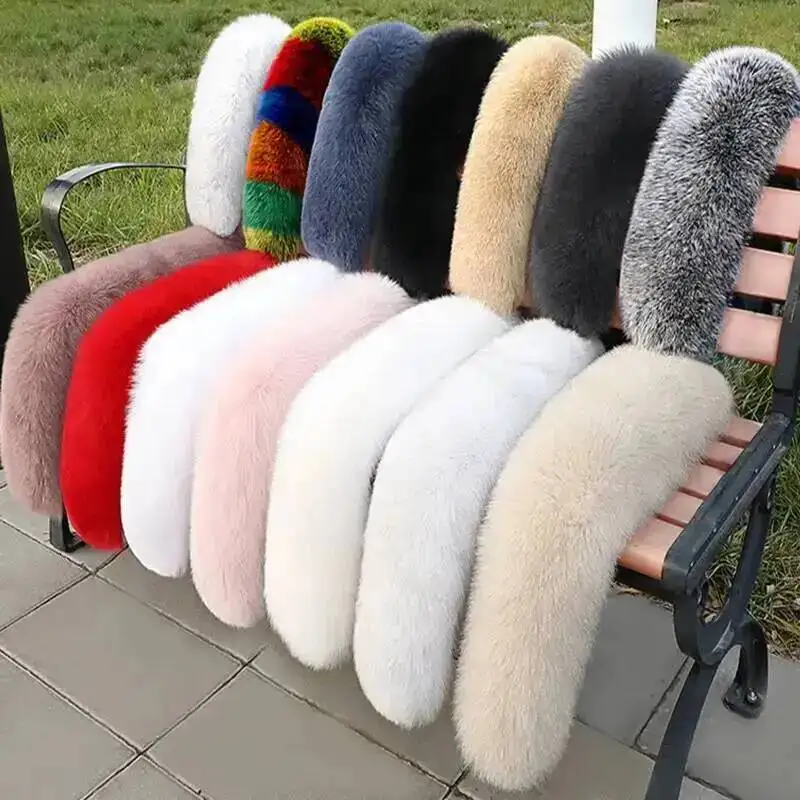 Extra Large Real Fox Fur Collar Real Fur Sold Separately Parka Down Jacket Fur Collar Sold Separately Raccoon Fur Hat Strip
