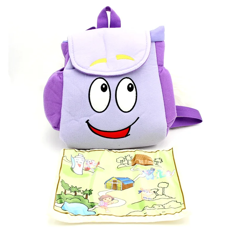 Disney Cartoon Cute Dora Explorer Backpack Rescue Bag Pre-Kindergarten Schoolbag Fashion Trendy Collection Children Charm Gift