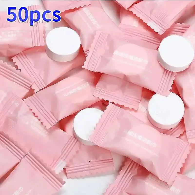 Outdoors Moistened Wet Wipe Compressed Towel 50/100pcs Disposable Portable Travel Non-woven Cleansing Face Tissue