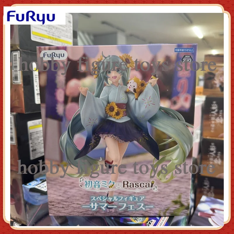 furyu-authentique-figurine-anime-hatsune-miku-rascal-du-festival-d'Ete-avec-boite-figurine-prisee-personnage-cadeau-de-bureau-pour-la-couleur