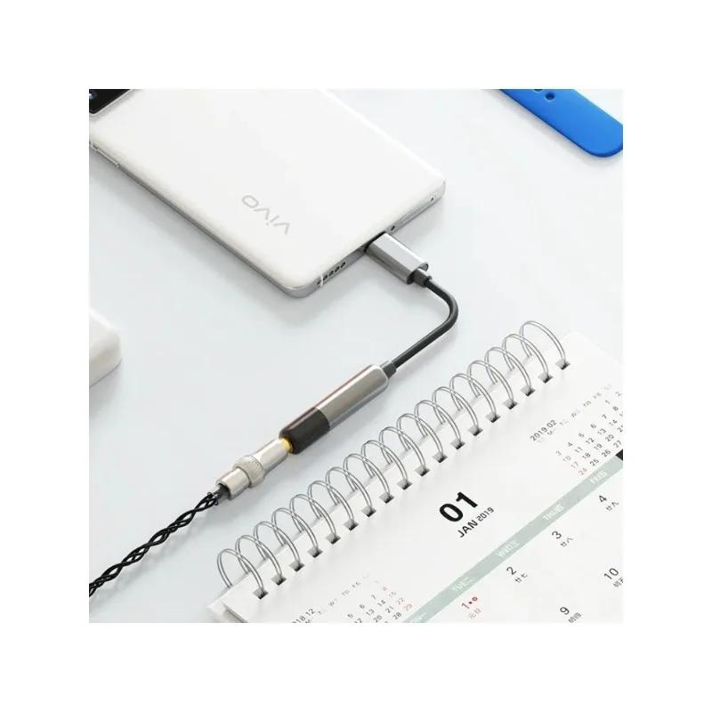 SHANLING UA Mini Portable Hi-Res RGB DAC AMP CS43131 Chip DSD256 Type-C To 3.5mm Adapter Dongle for Android/iOS/PC Compatible - Image 3
