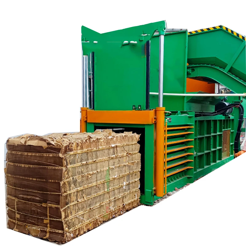 Customizable horizontal scrap metal baler Mobile small scrap metal baler