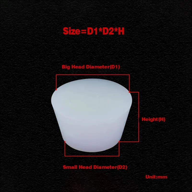 

Solid Silicone Rubber Stopper Plug High Temperature Resistant Masking Cap for Electroplating Anodizing Powder Coating Reusable