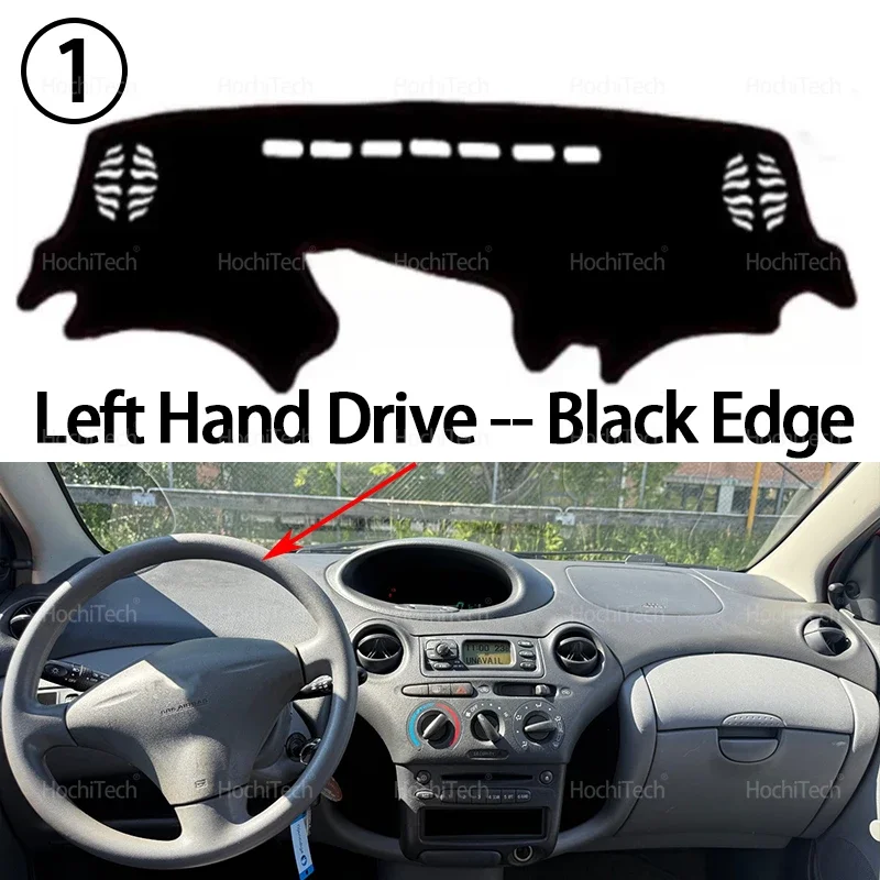 Anti-schmutzige Matte Pad Sonnenschirm Dashmat Schützen Auto Zubehör Dashboard Abdeckung für Toyota Yaris XP10 XP20 Erste Generation 1999-2006 – Detail 9