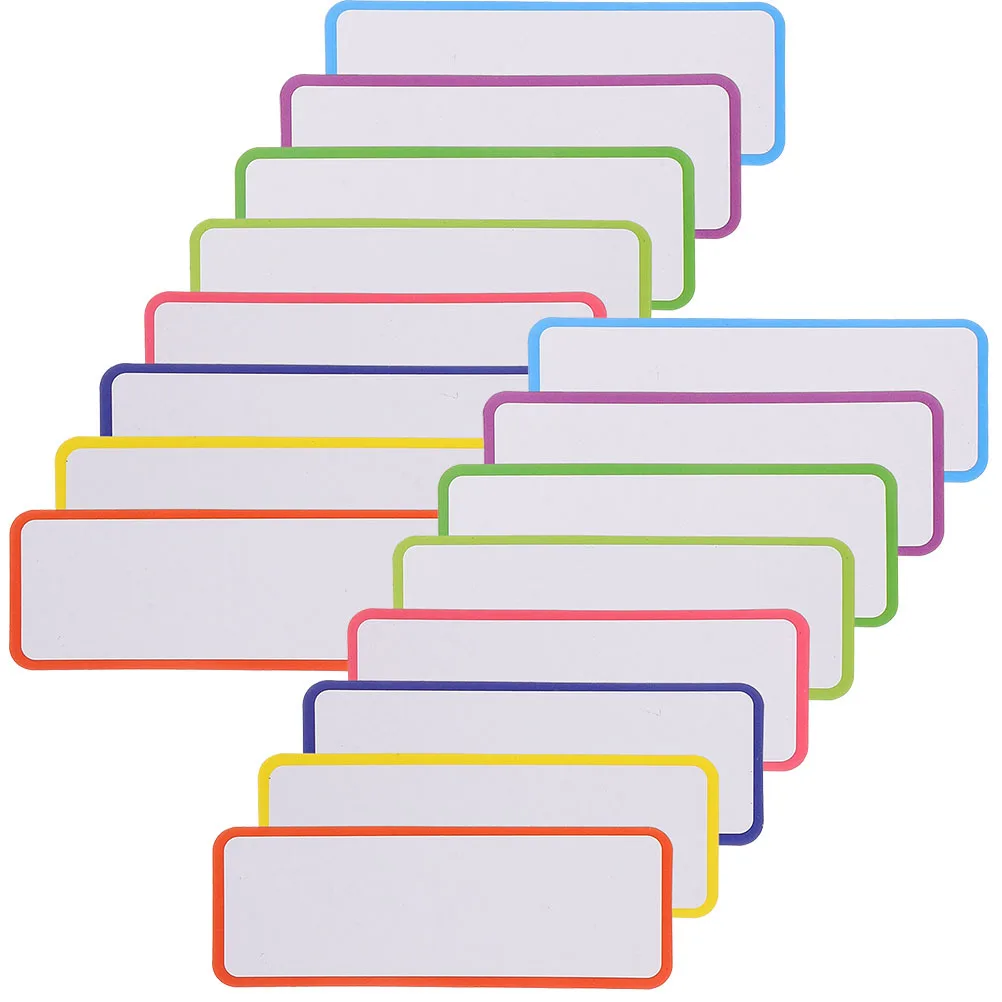 

54Pcs Magnetic Labels Dry Erase Stickers Whiteboard Fridge Magnets Memo Tags Home Office Use Fridge Magnet Magnetic Labels