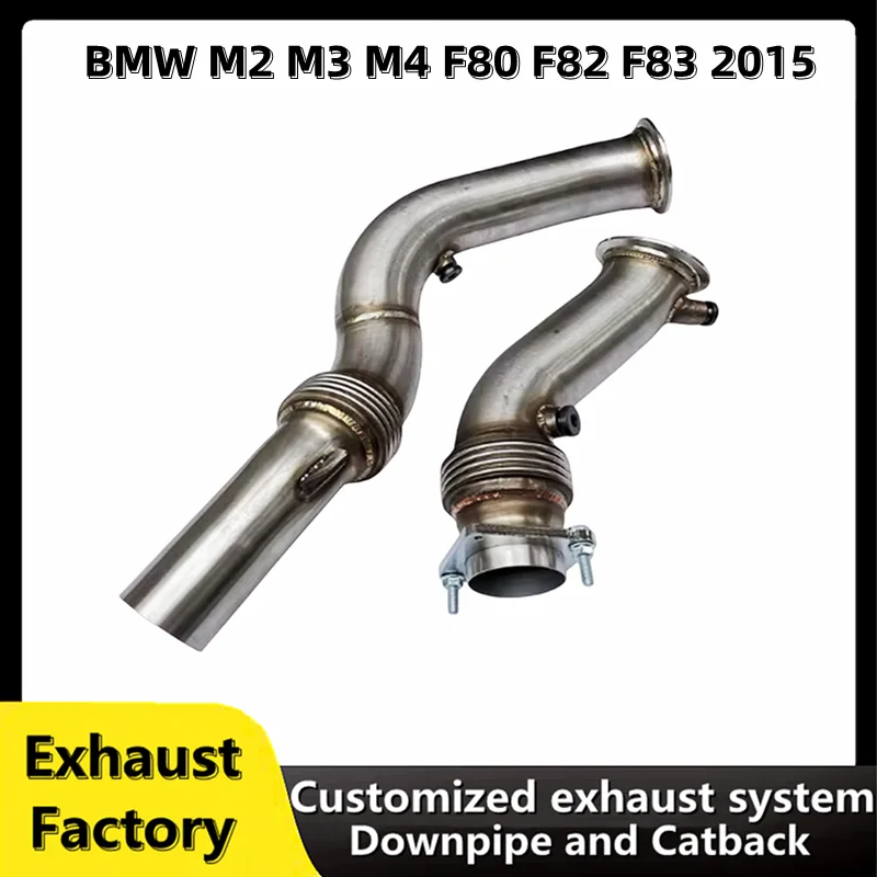 For BMW M2 M3 M4 F80 F82 F83 2015 automotive parts exhaust manifold K8-DP013 exhaust  high-performance turbine no cat downpipe