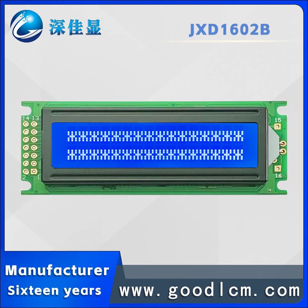 1602Lcd display 16x2B Lcm display module STN blue screen white light hd4780 or aip31066 control drive