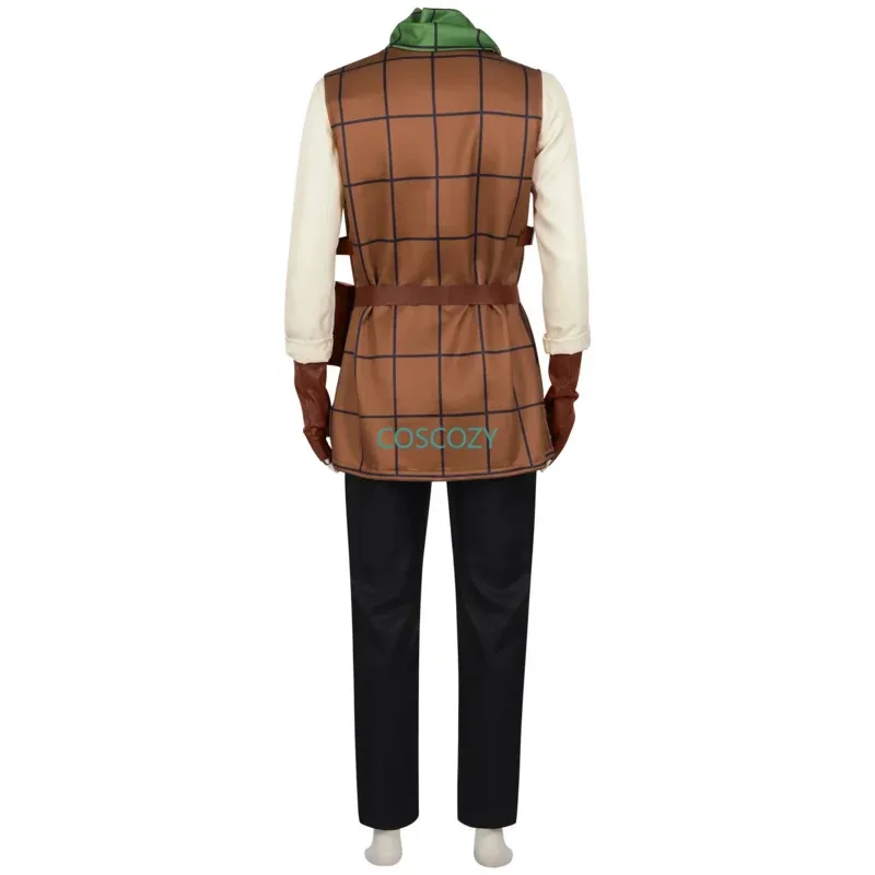 2025 جديد أنيمي كاريكاتور لذيذ في الزنزانة زي الملابس شعر مستعار موحد تأثيري Chilchuck Tims Hall AA