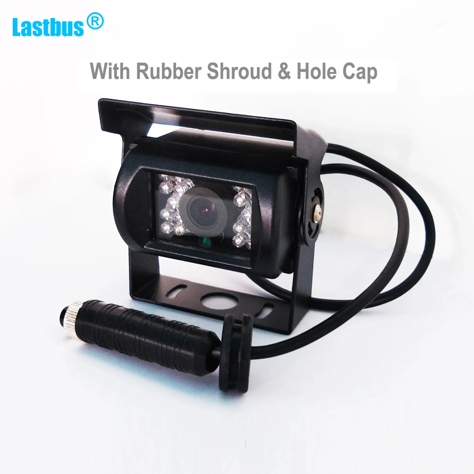 

Lastbus 4PIN Rear View Reversing Camera Heavy Duty Metal Case 18 IR LED Night Vision IP68 Waterproof 120 Degree 12-24v For Truck