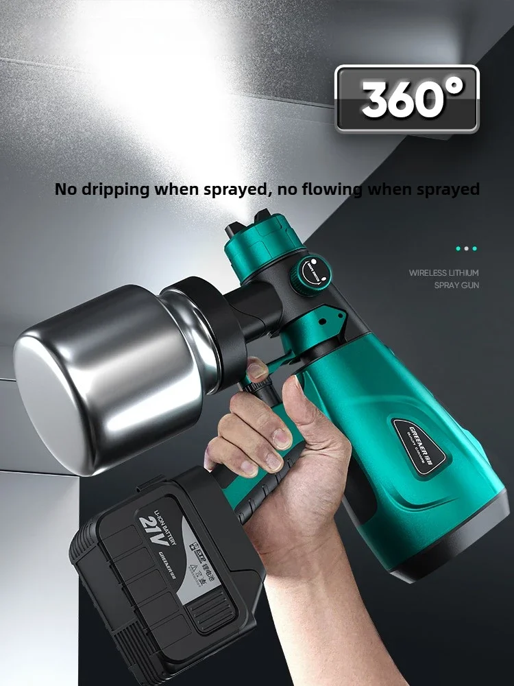 

Lithium Electric Paint Spray Gun for Latex Paint Charging Sprayer All in One Painting Tool