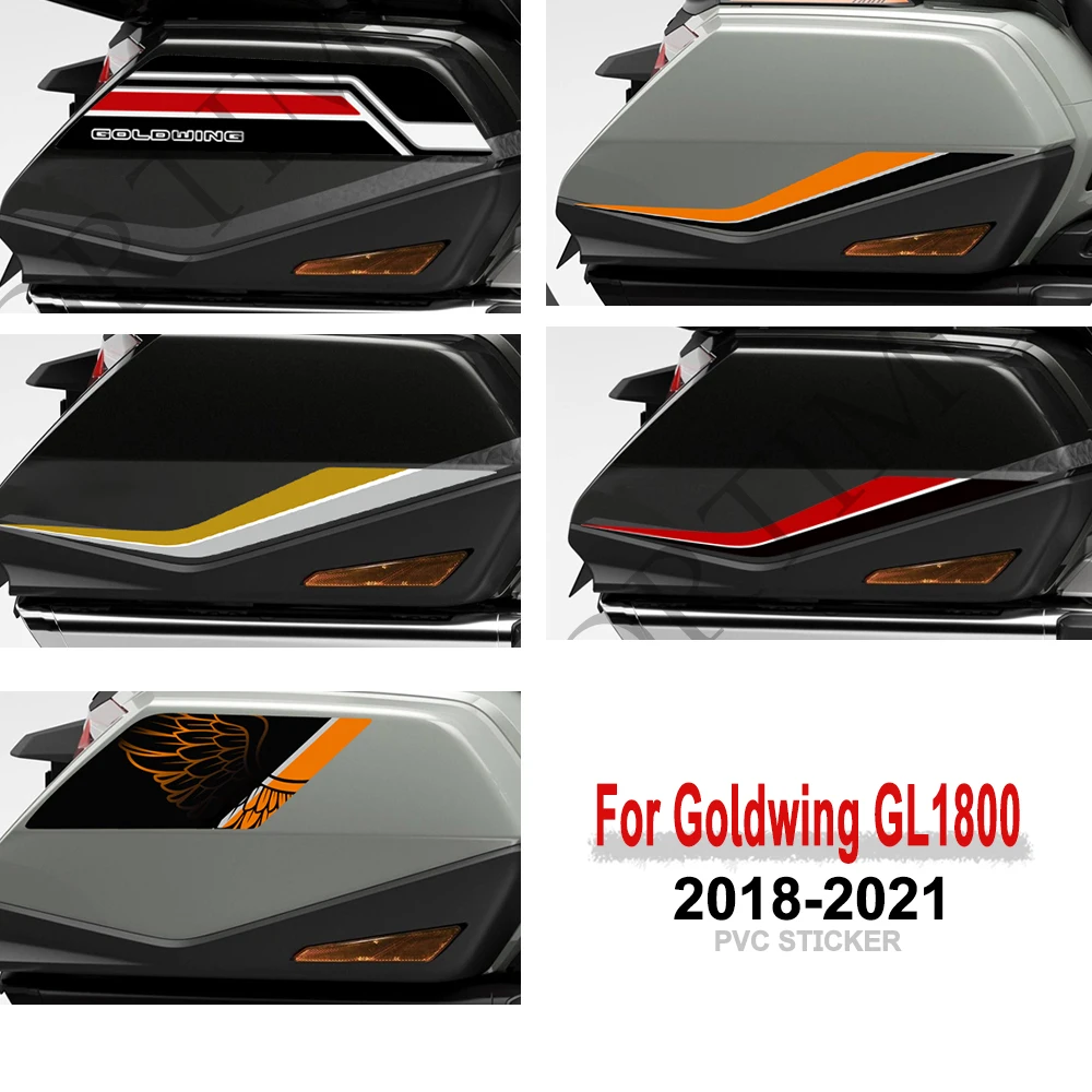 

For Honda Goldwing GL1800 GL 1800 Tour Motorcycle Kit Stickers Decal Cases Panniers Luggage Trunk Bag Boxs