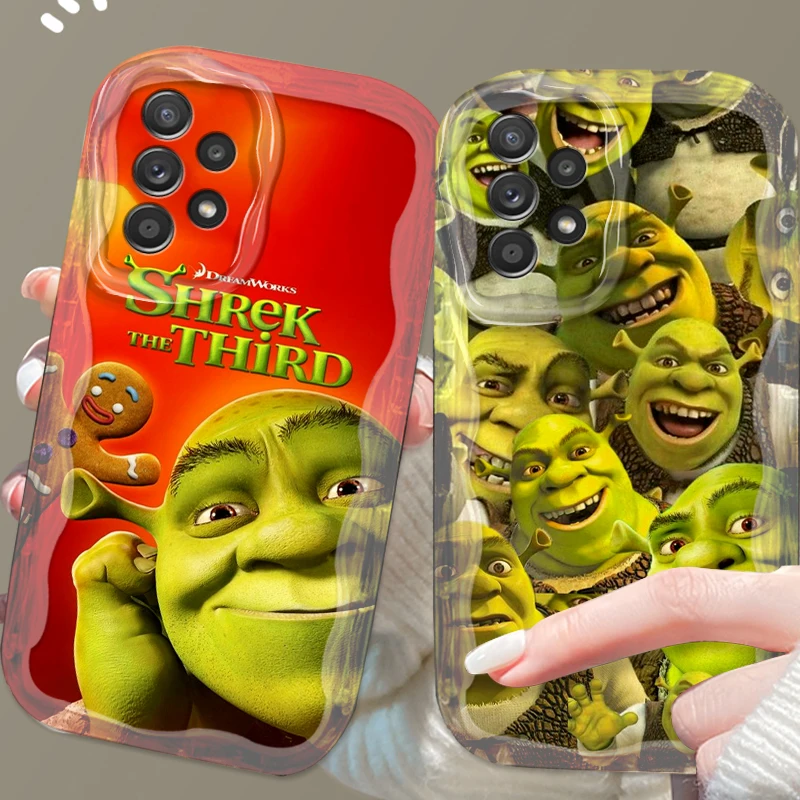 S-Shreks Movie Anime Cute For Samsung A55 A54 A53 A52 A35 A34 A33 A32 A25 A24 A23 A22 A21S A15 A13 A14 5G Wave Oil Back