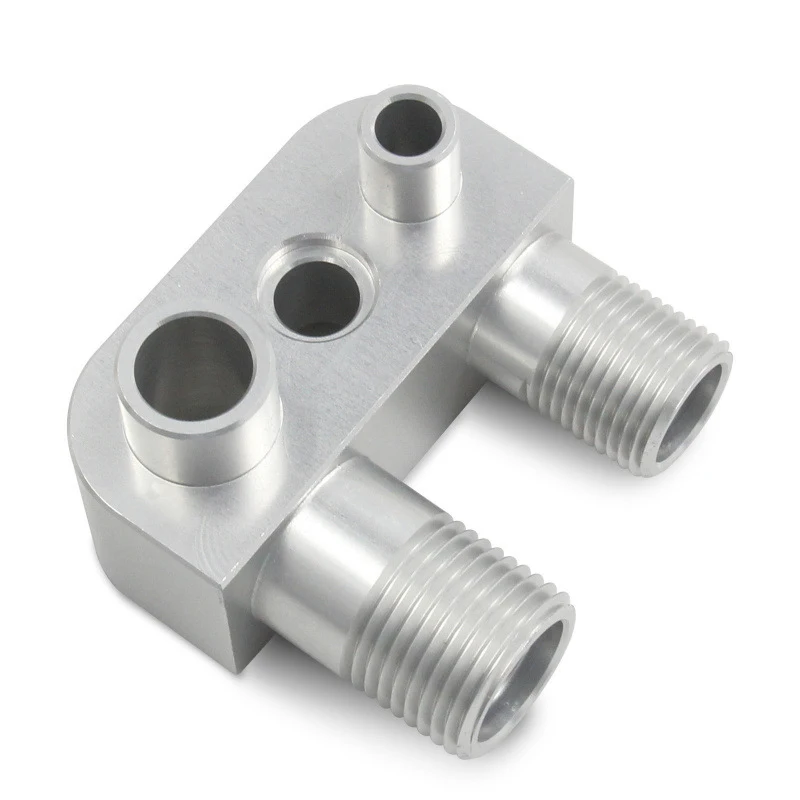For LSX LS3 Engine Swap Conversion A/C Line Compressor Aluminum Adapter Fitting for Performance Racing