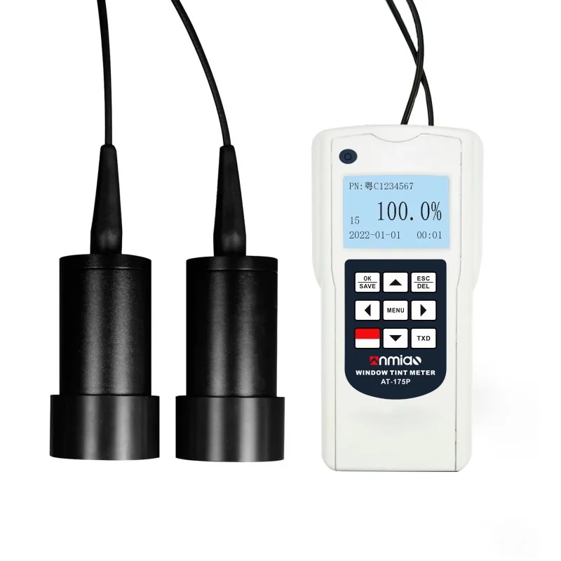 Window Tint Meter AT175/175P Electronic Instrument 1 Year Warranty High Accuracy 0.1% IP Protection Automatic Manual Calibration