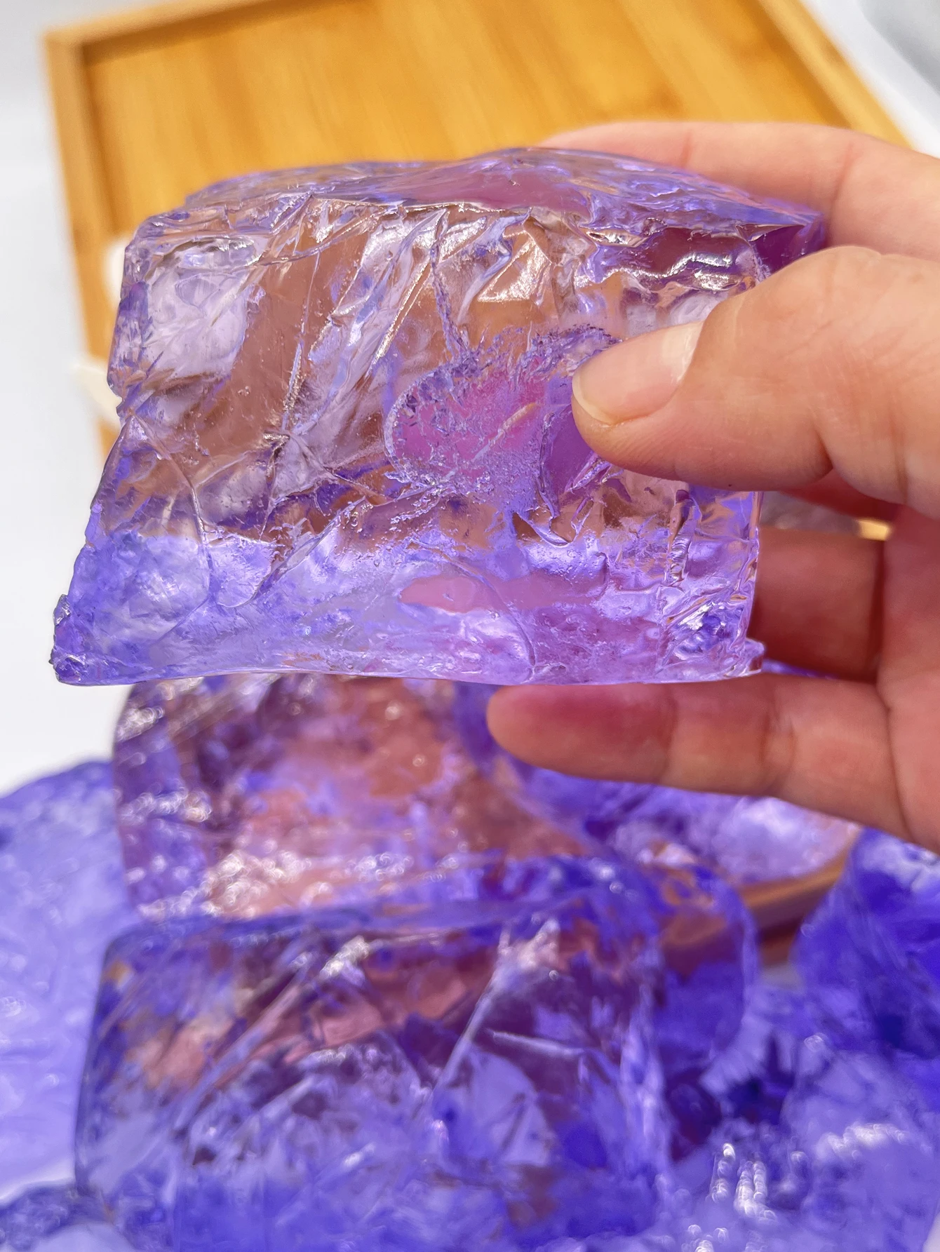 100G Jelly Wax Purple Wholesal - Candle Making Material Wholesale review and price