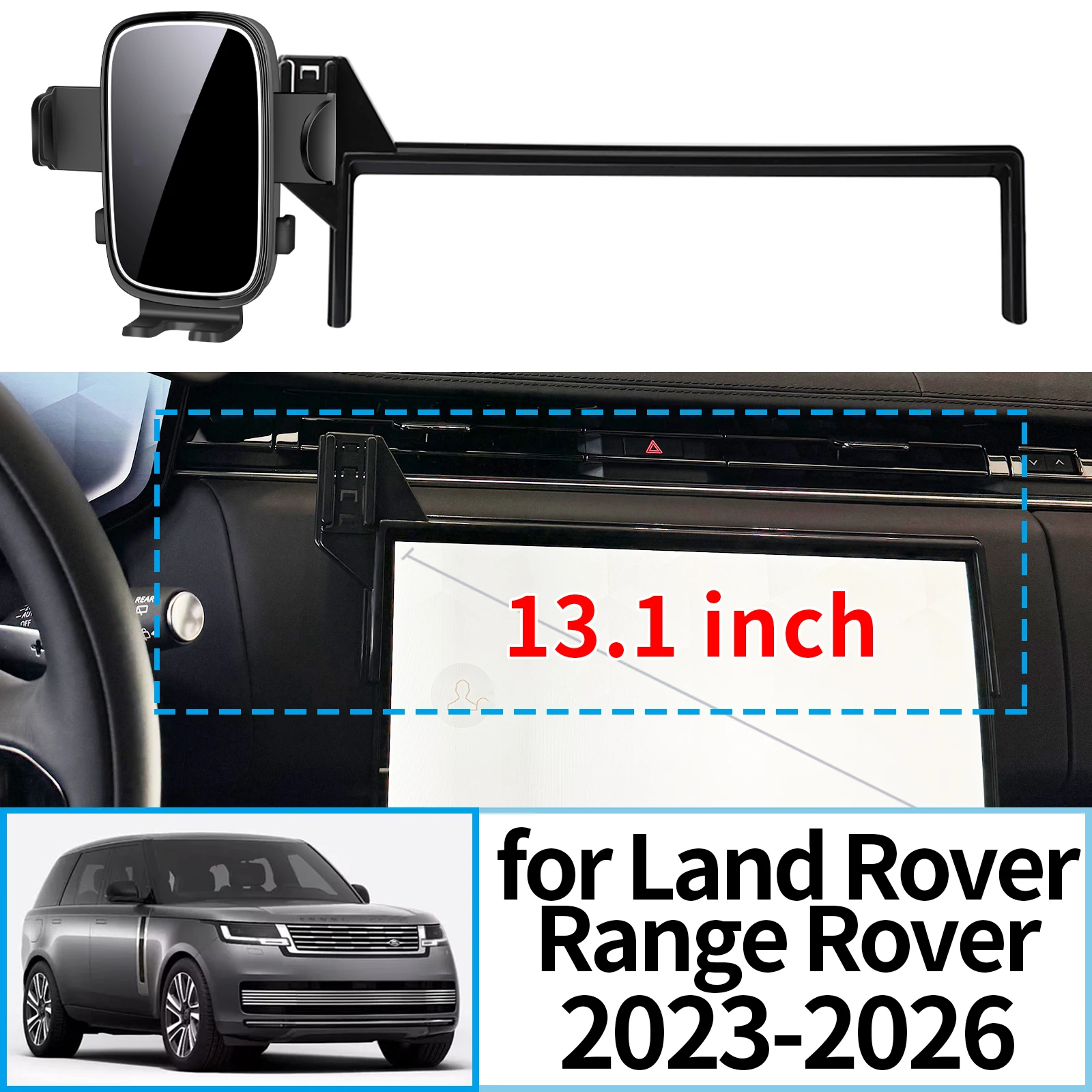 

fit for Land Rover Range Rover 2023-2025 Sport Stable Clip-On Phone Holder​​ Mount Screen Base No Vibration​ Car accessoires