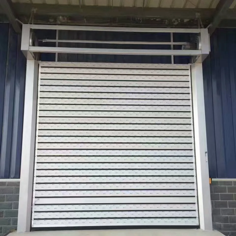 High Quality Industrial Spiral Hard High Speed Door Garage Door Roller Shutter Automatic Shutter Door