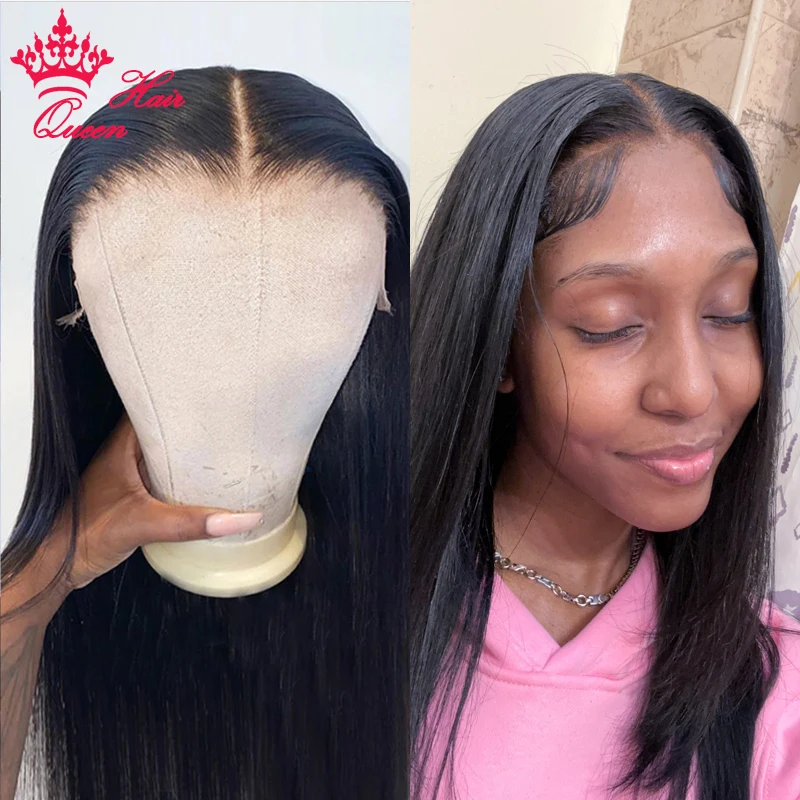 Real HD Lace Front Wig TRUE Hair Length Pre Plucked Straight 13x6 5x6 6x6 7x7 HD Lace Frontal/Closure Raw Human Hair Queen Hair