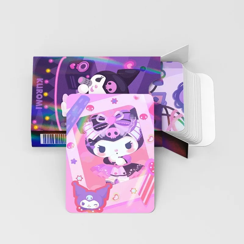 Disney Peripheral Essentials 30 Double-sided Laser Cards, Kuromi LOMO Cards, Laser Cards, Collectible Photo Cards