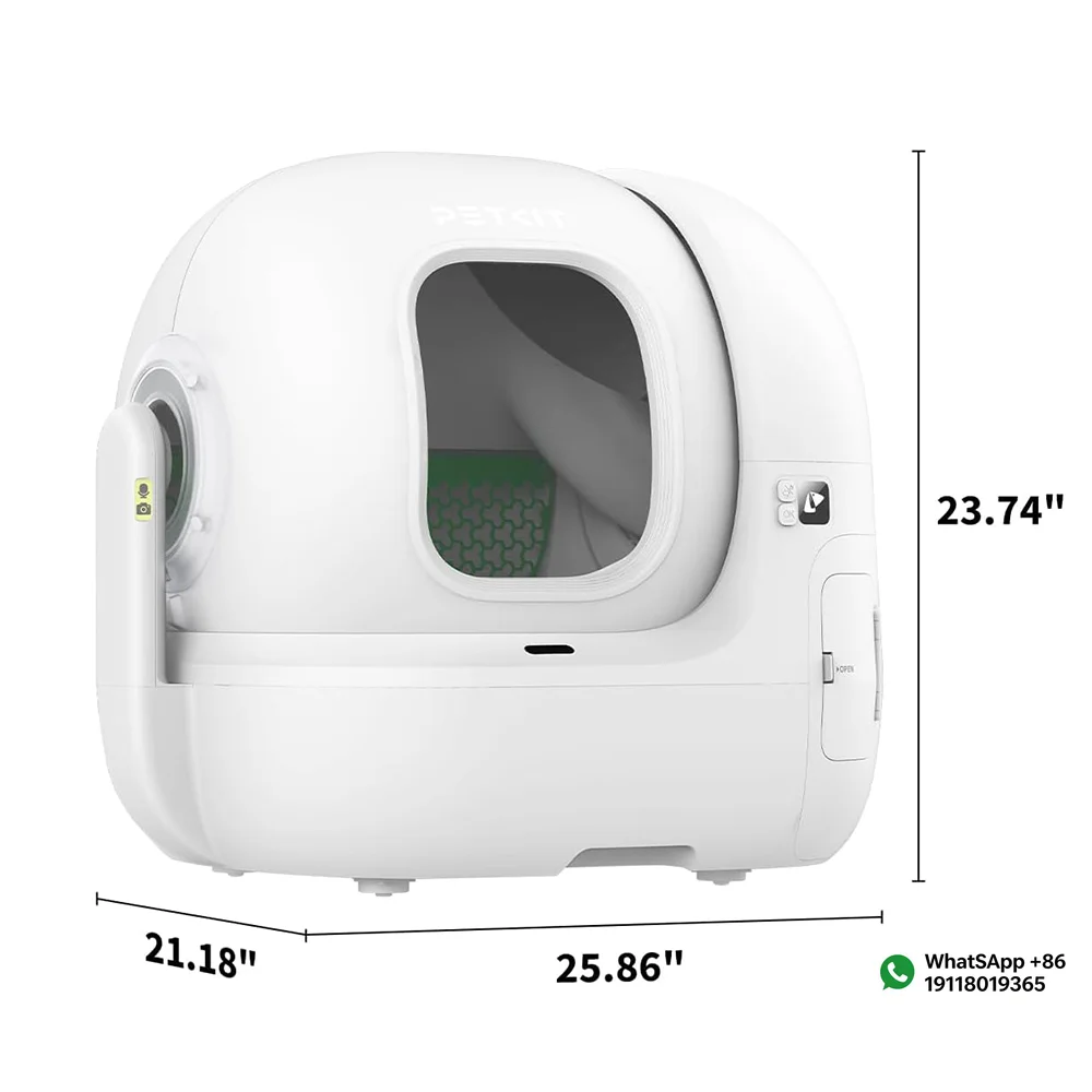 Applicable toPETKIT PUROBOT MAX PRO Automatic Smart Cat Litter Box Self Cleaning AI-Camera Pet Toilet Odor Removal App Control G