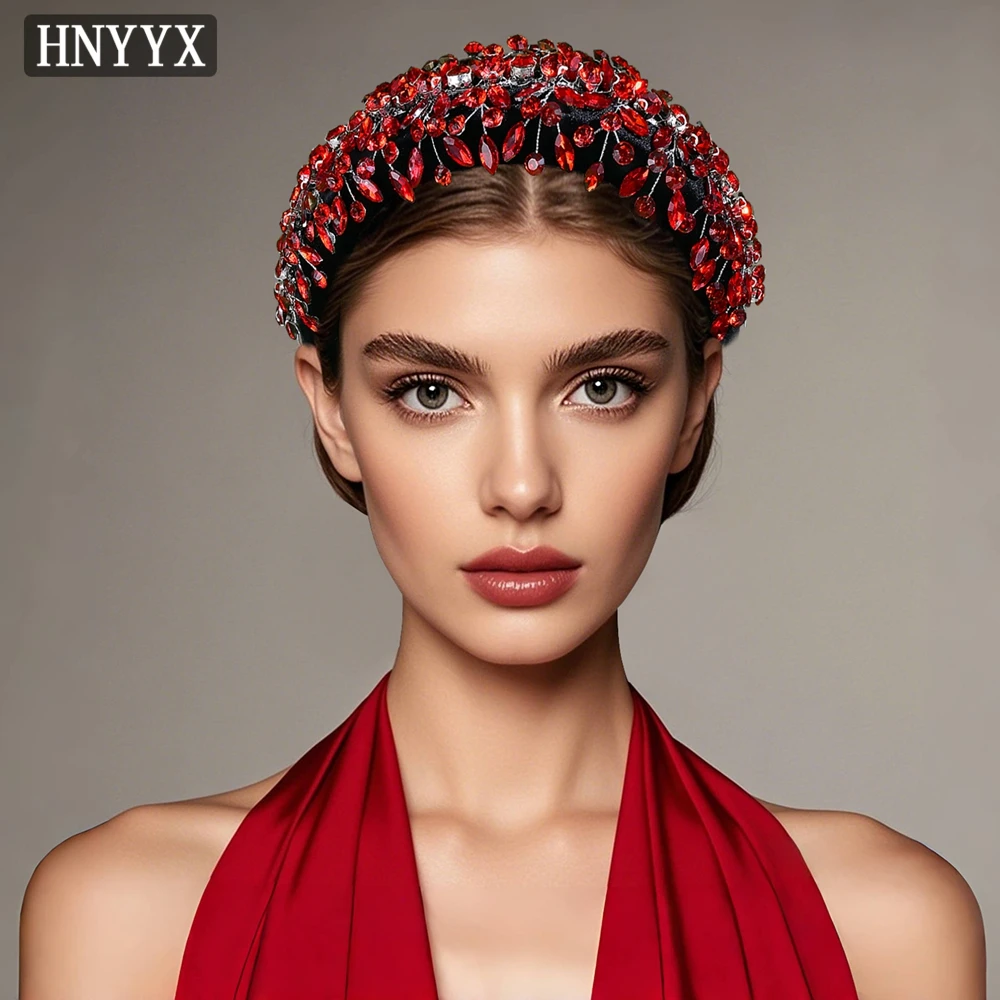 

YouLaPan Bridal Wedding Full Diamond Headband Hand Woven Minimalist Style Women's Banquet Dancing Elegant Hair Accessory YXA289