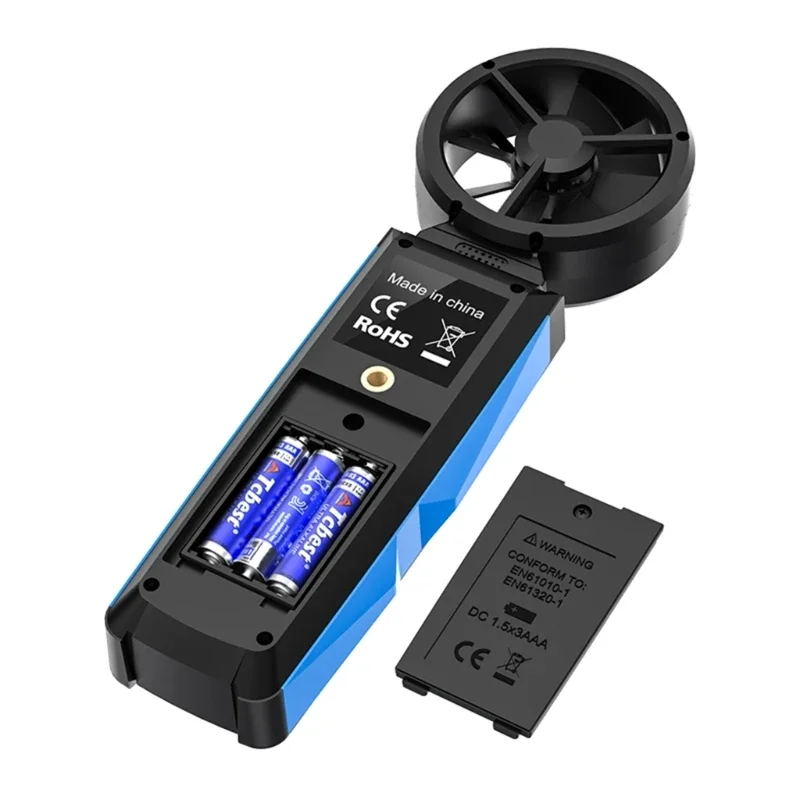 Digital Anemometer, Wind Speed Meter with Backlights LCD Screen, Air Flows Meter for Sailings Surfings Drones Flying