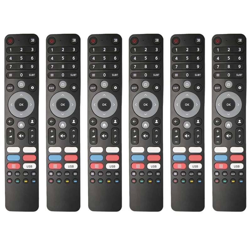 Remote Control TV Pintar Universal A25P 6X untuk DEXP, Viomi, CHIQ - untuk Berbagai Model, Inframerah