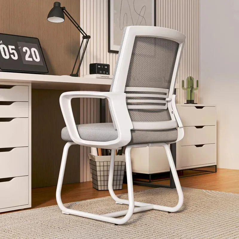 University Student Sedentary Office Chair Computer Household Arcuate Dormitory Office Chair Learning Silla Work Furniture QF50OC