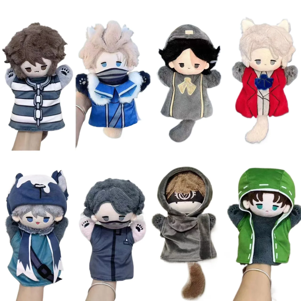 Anime Game Identity Ⅴ Plush Hand Puppet Doll 25CM Frederick Kreiburg Luca Balsa Soft Stuffed Glove Toys Birthday Gift