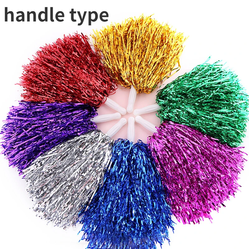 Cheerleading Team Pom Poms Ball Cheerleading Hands Flower Hand Shake Cheerleading Games Birthday Wedding Celebration Supplies