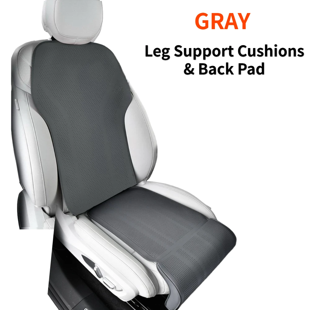 

Car Seat Leg Support Cushions & Back Pad Breathable Leg Cushion Universal Car Seat Protect Cover Car Interior Accessories