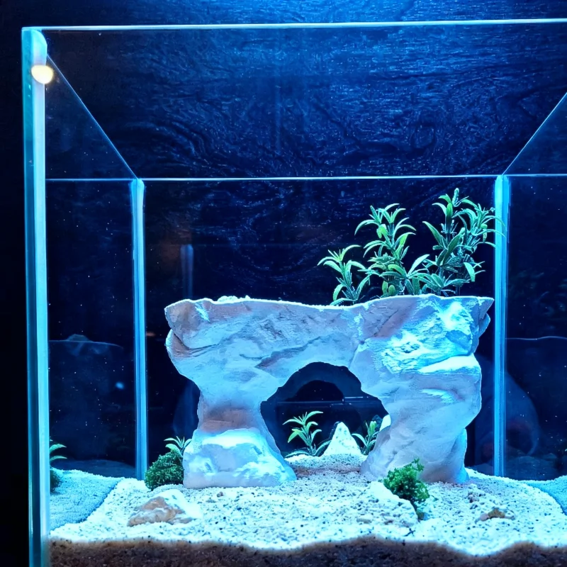 3D Printed Aquarium Planting Basket, Hydroponic Soil Isolation Base, Aquascape Decor for Home Fish Tank Aquatic Plants