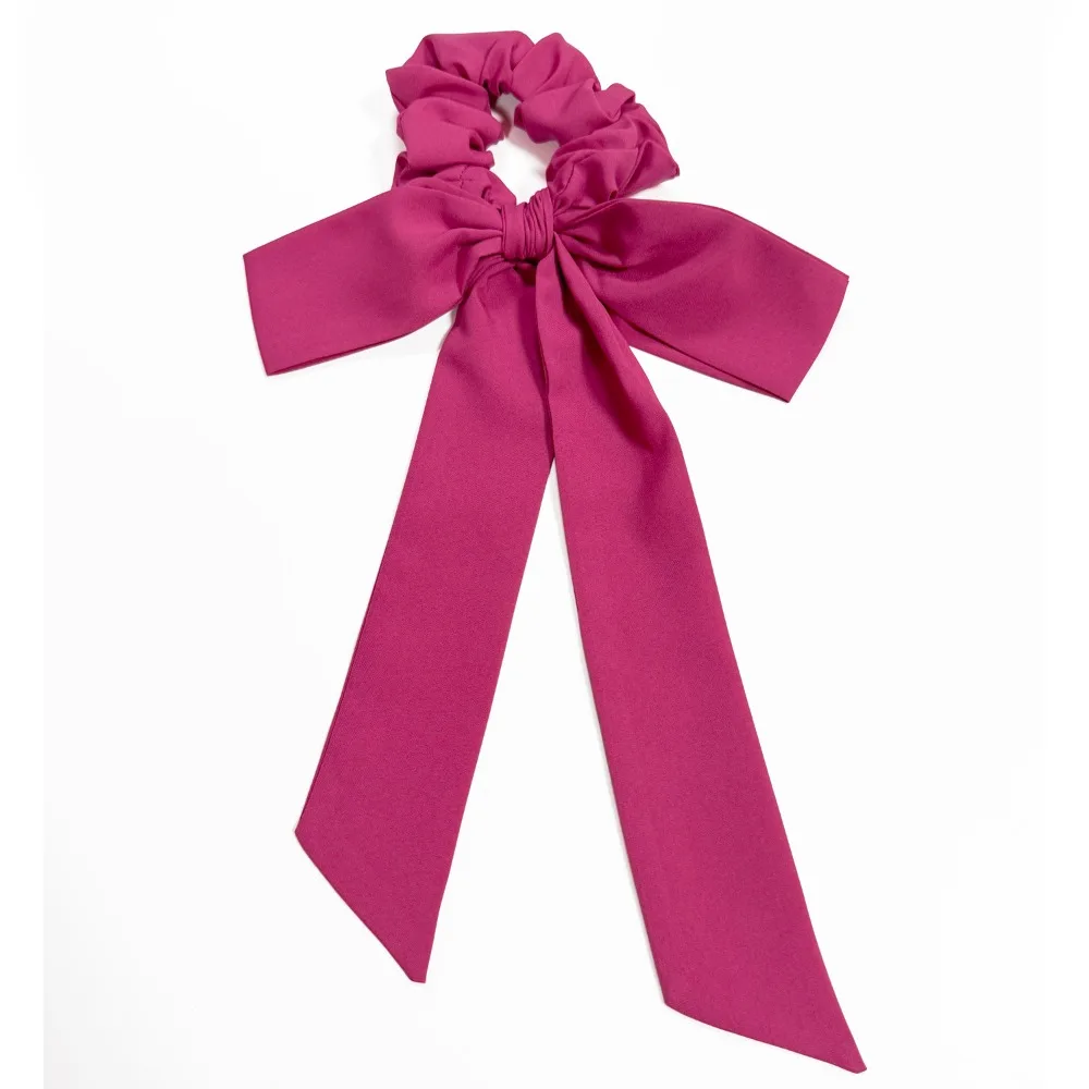 Elastic Yoga Bow Hairband Adjustable Soft Fabric Hair Accessory Band Breathable Long Ribbon Tails Girls Headband Daily Wear