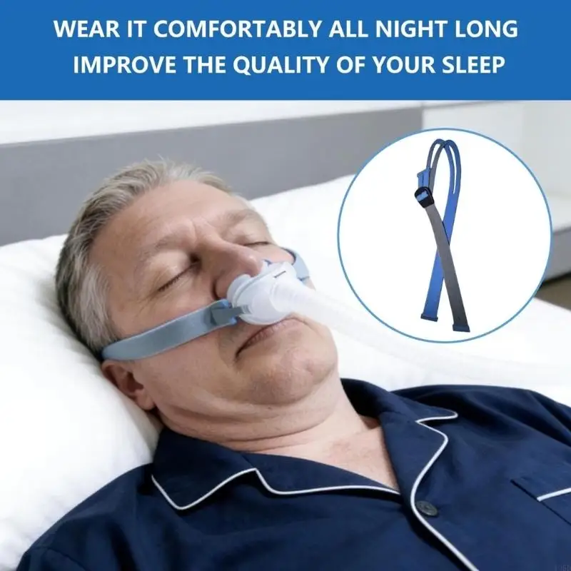 1Pc Replacement Headgear Strap Headband Head Strap Suitable for AirFit P10 N30 CPAP Masks Soft Washable Silicone Materials