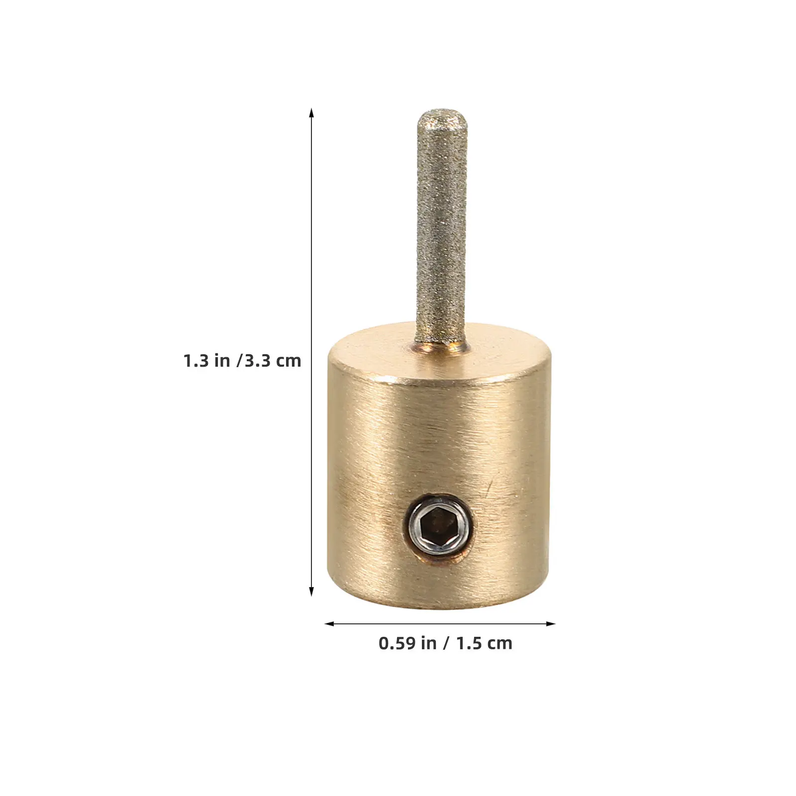 2 Sets Glass Sander Diamond Grinder Bit Head Tools Pucks Bits for Stained Tile Drill