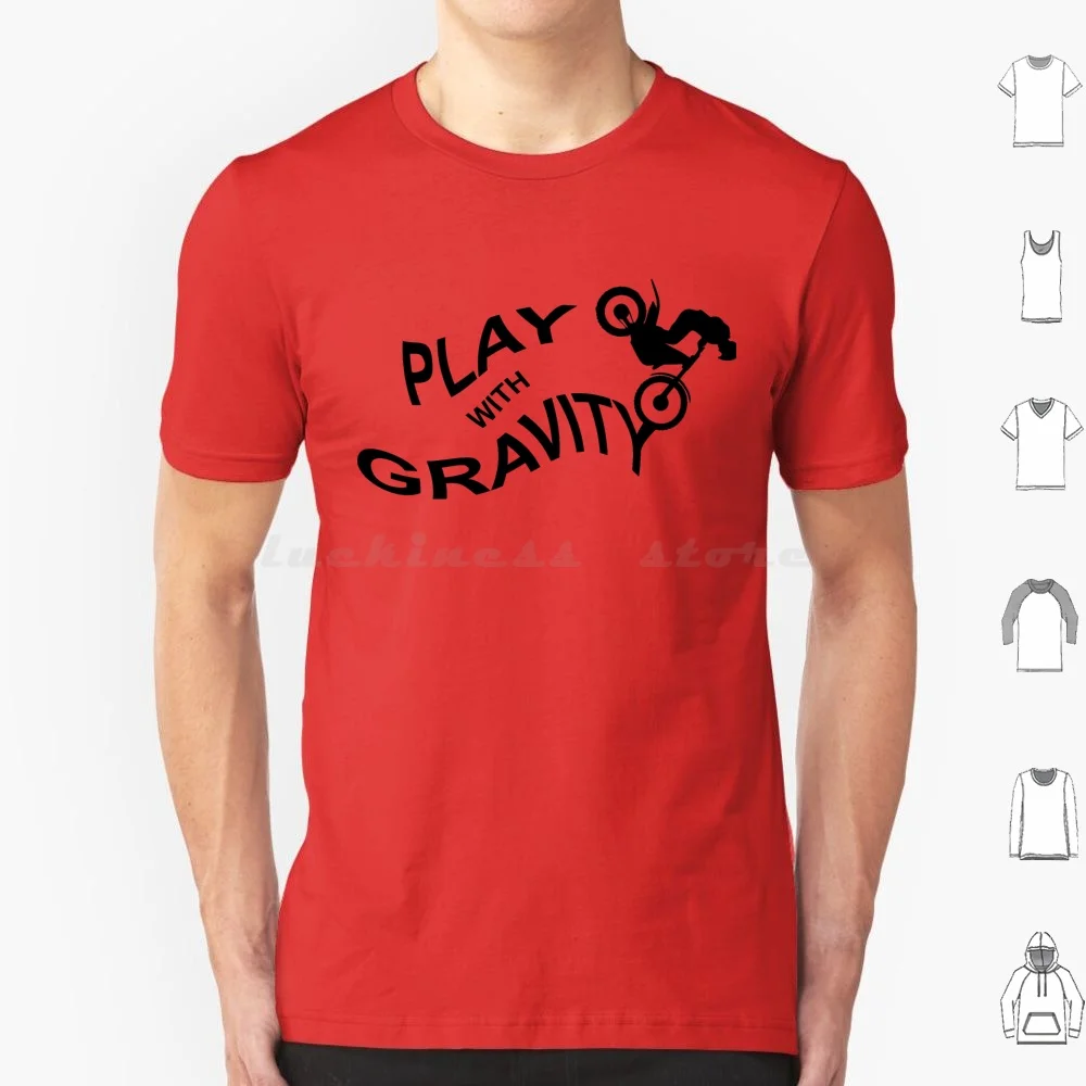 Play With Gravity T Shirt Men Women Kids 6Xl Observed Trials Beta Montesa Sherco Motorcycle Gravity