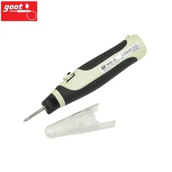 GOOT Cordless Battery Soldering Iron Portable Solder Pen with LED Light Fast Heat Welding Tool MSD-20 MSD-40