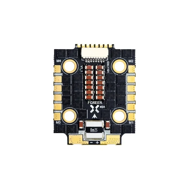 Foxeer Reaper F4 Mini 128K 45A BL32 4in1 ESC 20*20 مللي متر M3 3-6S BLHeli32 DShot150/300/600/1200/MultiShot/ OneShot لسباق FPV