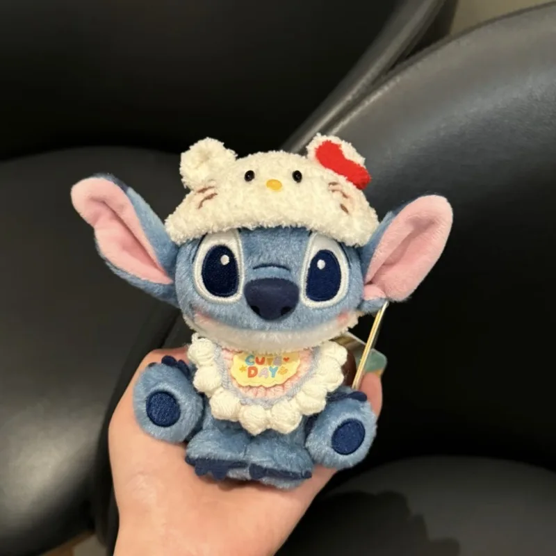 2025 Nieuwe Cartoon Stitch Pluche Pop Kawaii Rugzak Hanger Sleutelhanger Autosleutel Accessoires Creatieve Kinderen Verjaardagscadeau