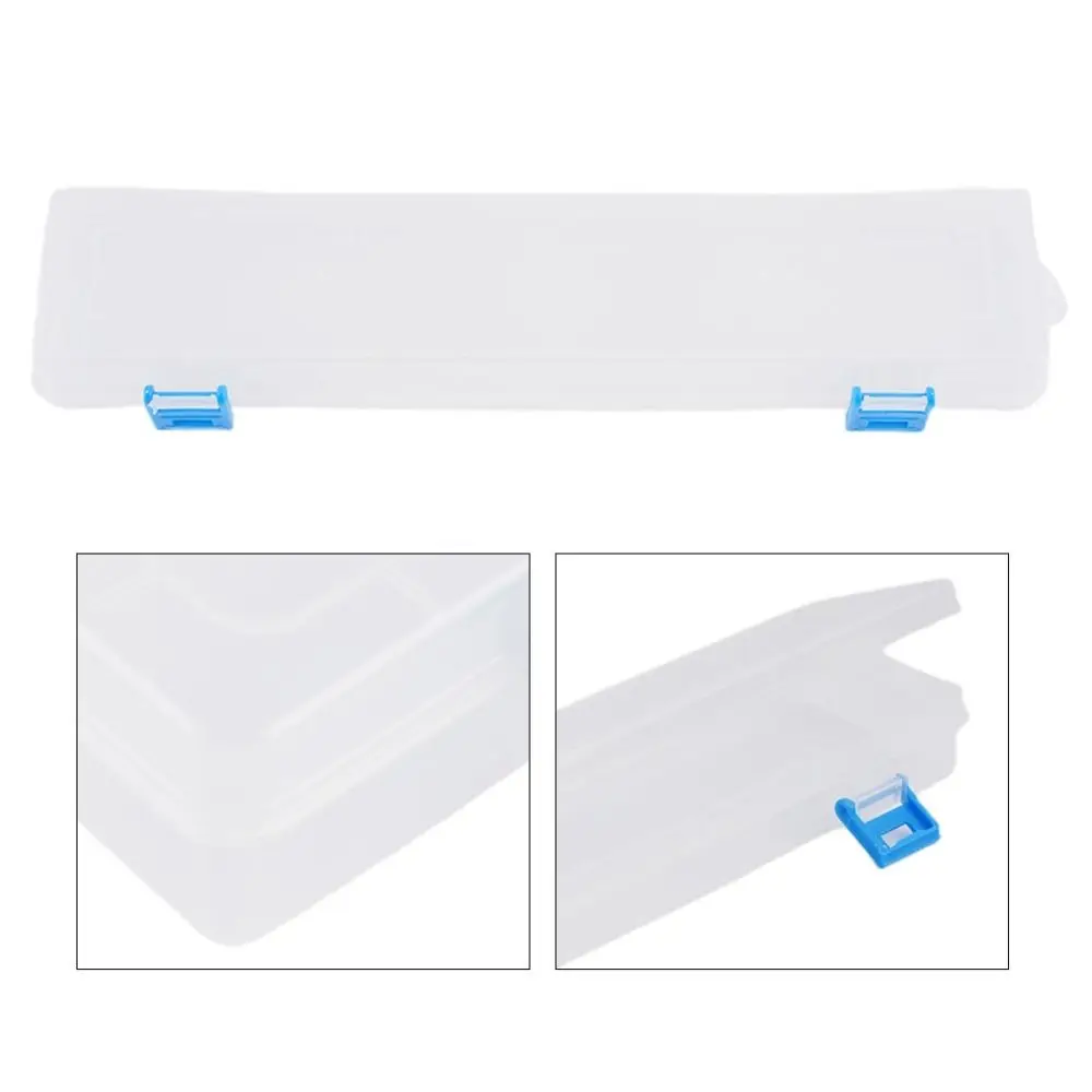 

Durable Plastic Brush Painting Storage Box Drawing Tools Arts Crafts Storage Box White Container Beading Box Markers